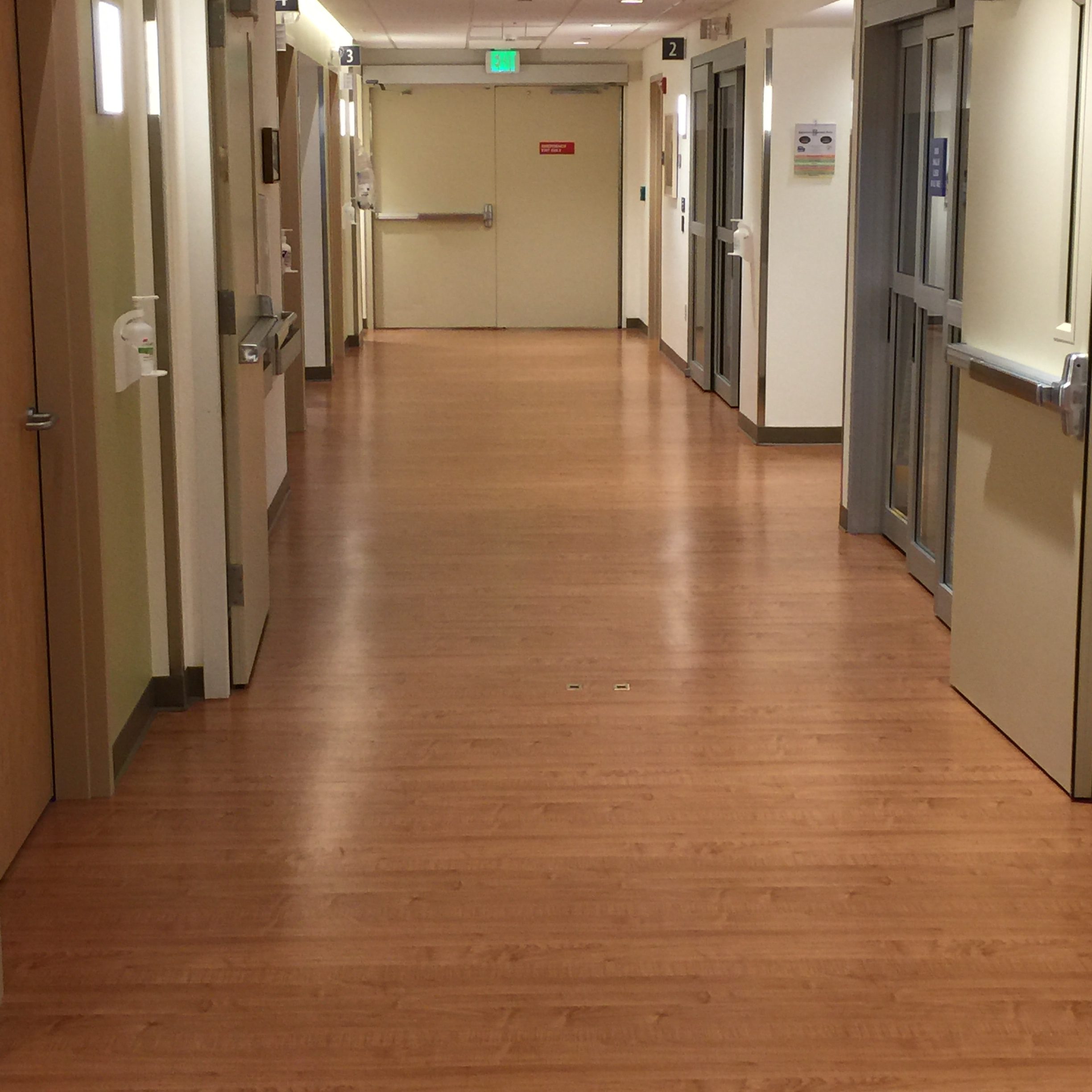 Caughlans Commercial Floor Covering Wood Flooring Hospital